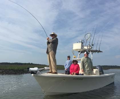 Fish On Boat Pic